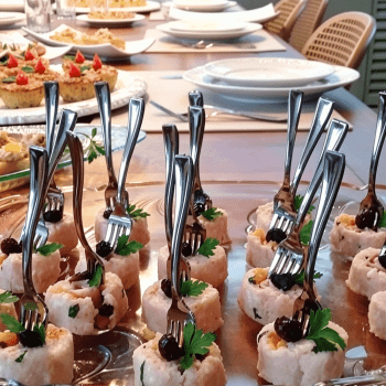 Curso Prático Salgados e Canapés Gourmet para Casamento 21/07/26 09h às 17h